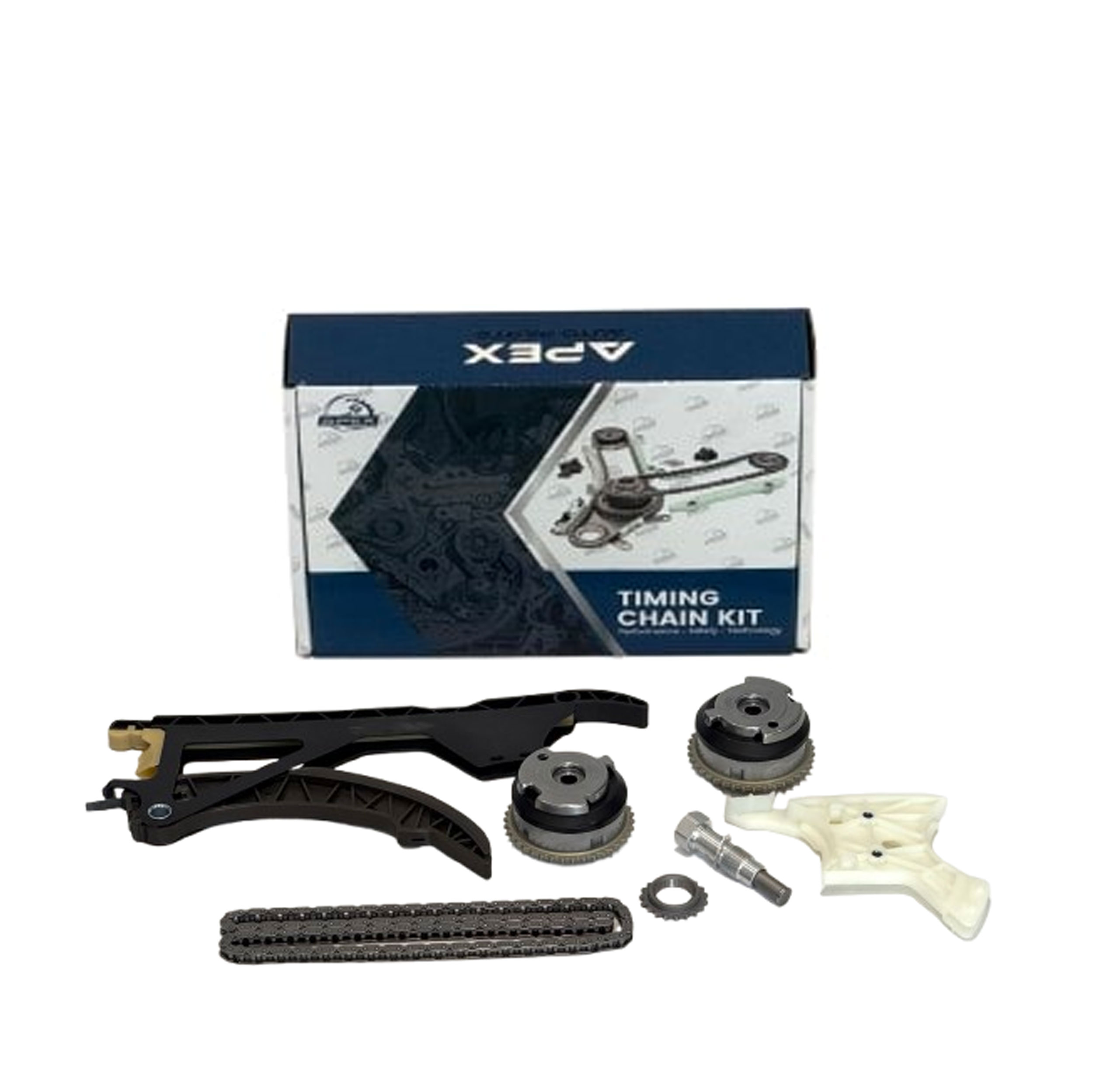 thumbnail image 2 of A-Premium 5-Piece Engine Timing Chain Kit – Compatible With Ford Bronco II, Ranger 86-92, Merkur Scorpio – 2.9L V6 OHV – Direct Replacement 2 of 5